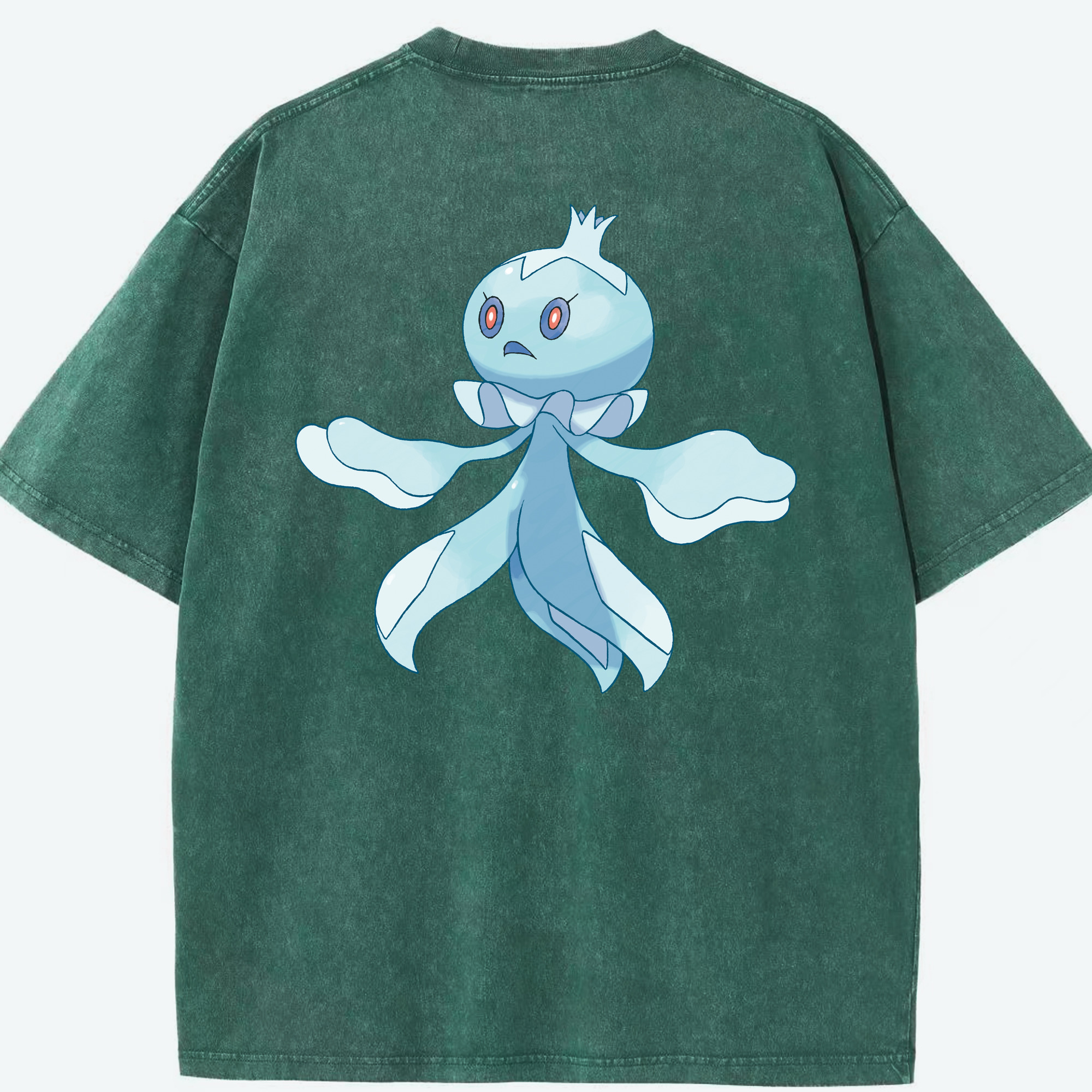 （画像用） ポケットモンスター Pokémon 綿100% ヴィンテージ風 半袖Tシャツ（背面プリント）